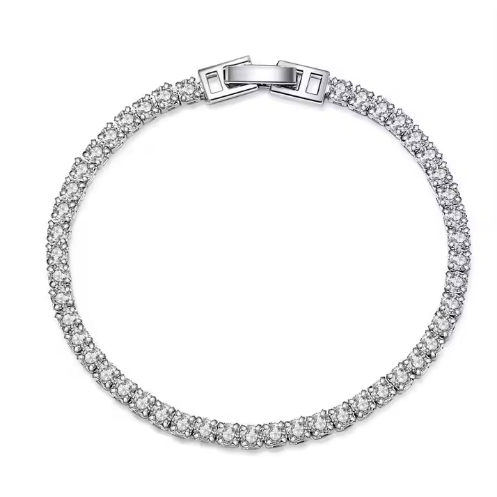 Ready to Ship Light Luxury Minority Fully-drilled Bracelet Colorfast Wholesale